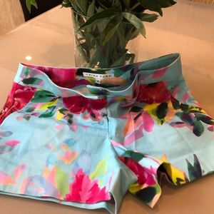 Trina Turk Corbin Stretch Cotton Shorts